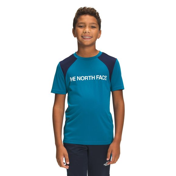The North Face Never Stop Kids Tshirt Banff Blue Sz XXS - Picture 1 of 1